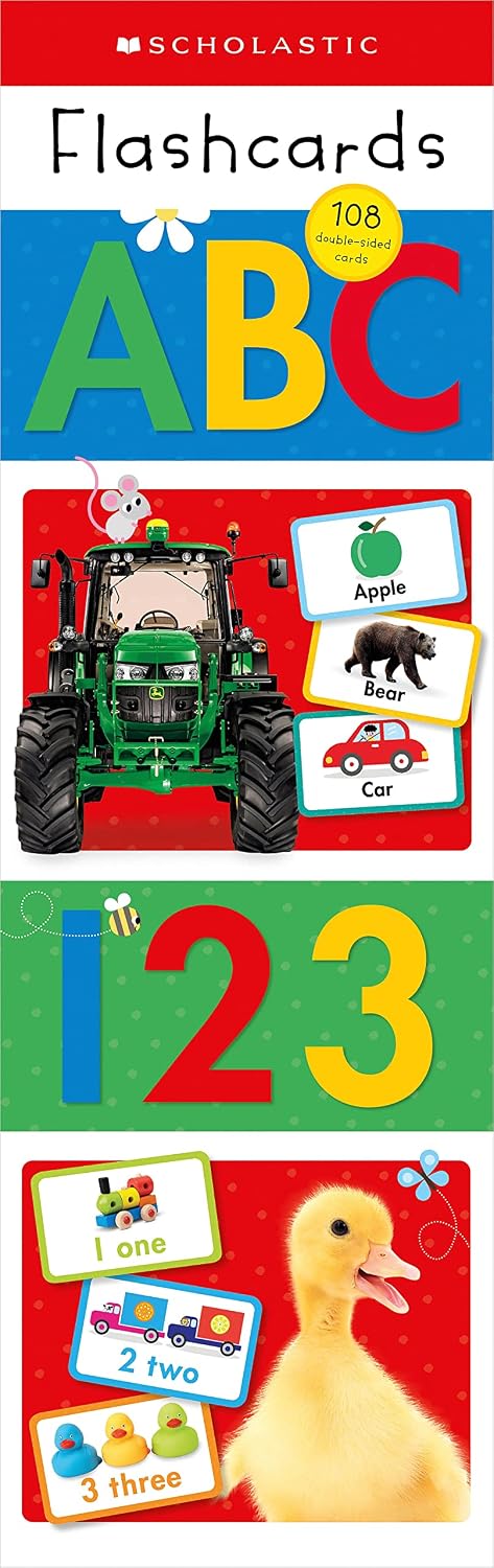 Portada de ABC & 123 Flashcard Double Pack: Scholastic Early Learners (Flashcards)